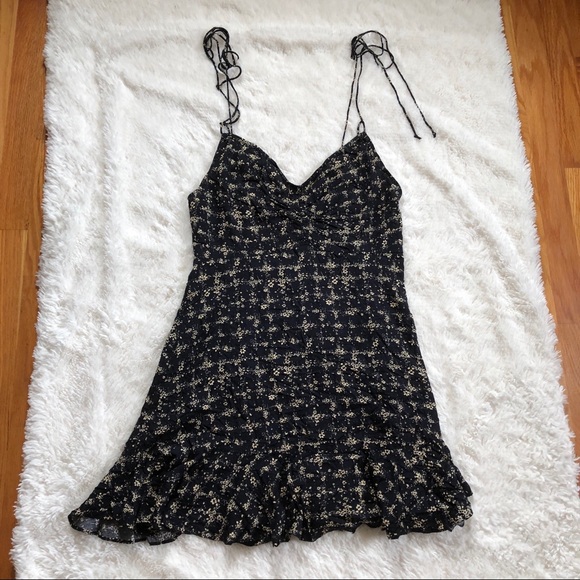 free people caught up printed slip